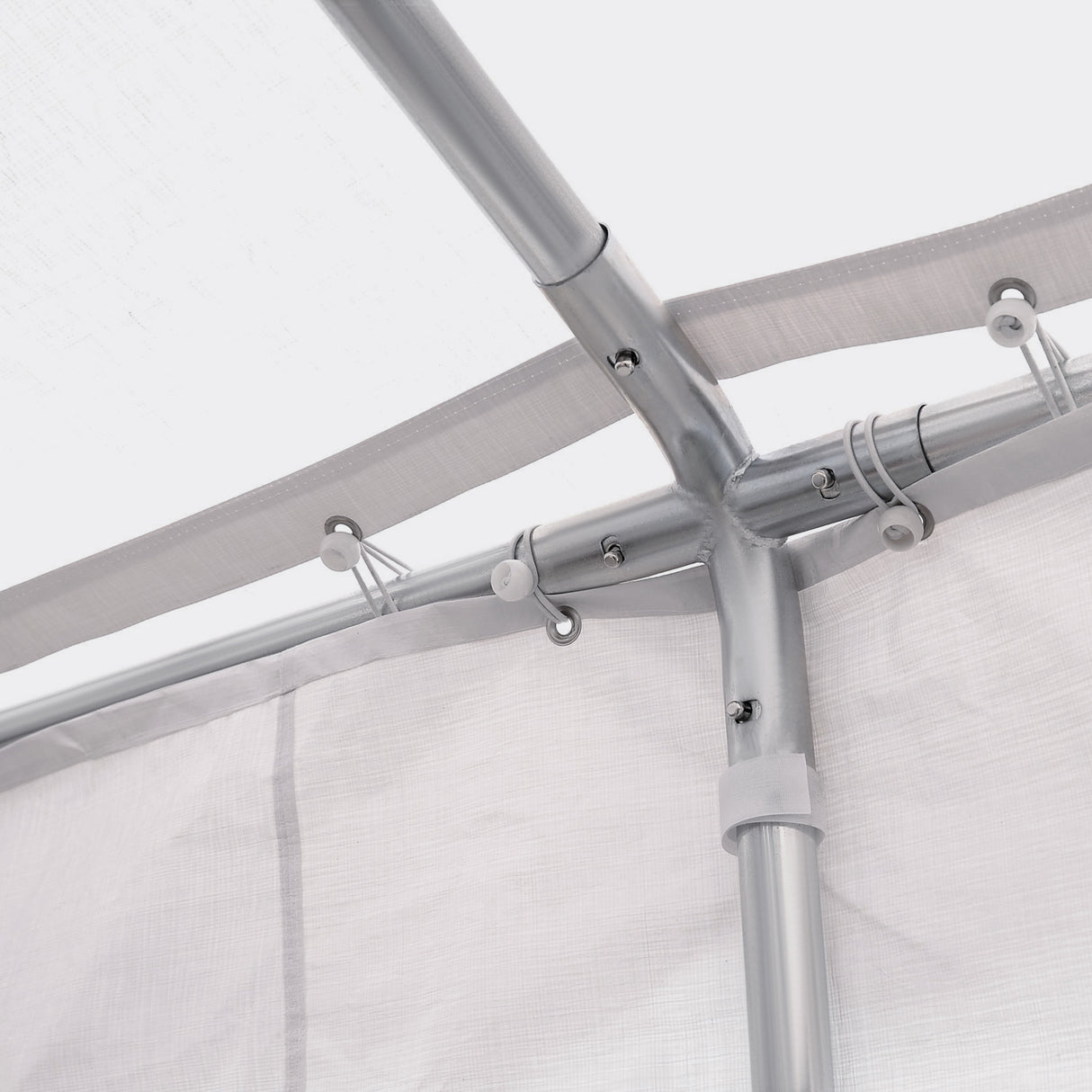 easycomfort easycomfort tendone per feste 6x4m con pareti rimovibili porte e 6 finestre bianco