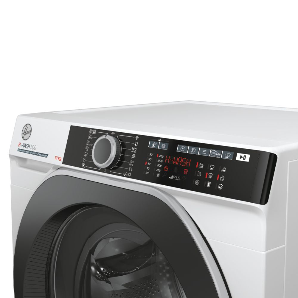 lavatrice a carico frontale hoover h wash 500 10 kg hwe 410ambs 1 s classe a a85xl60xp59 1400 giri motore inverter e funzione vapore hwe410ambs 38577