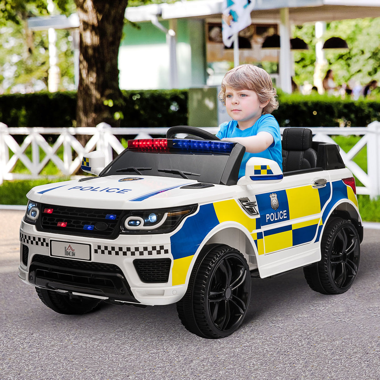 easycomfort easycomfort macchina elettrica per bambini con telecomando bianco