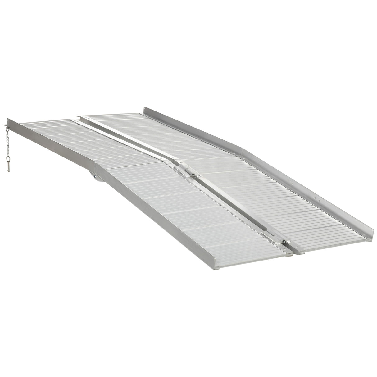 easycomfort easycomfort rampa per sedia a rotelle in lega di alluminio antiscivolo capacita 272kg 183x72x5cm