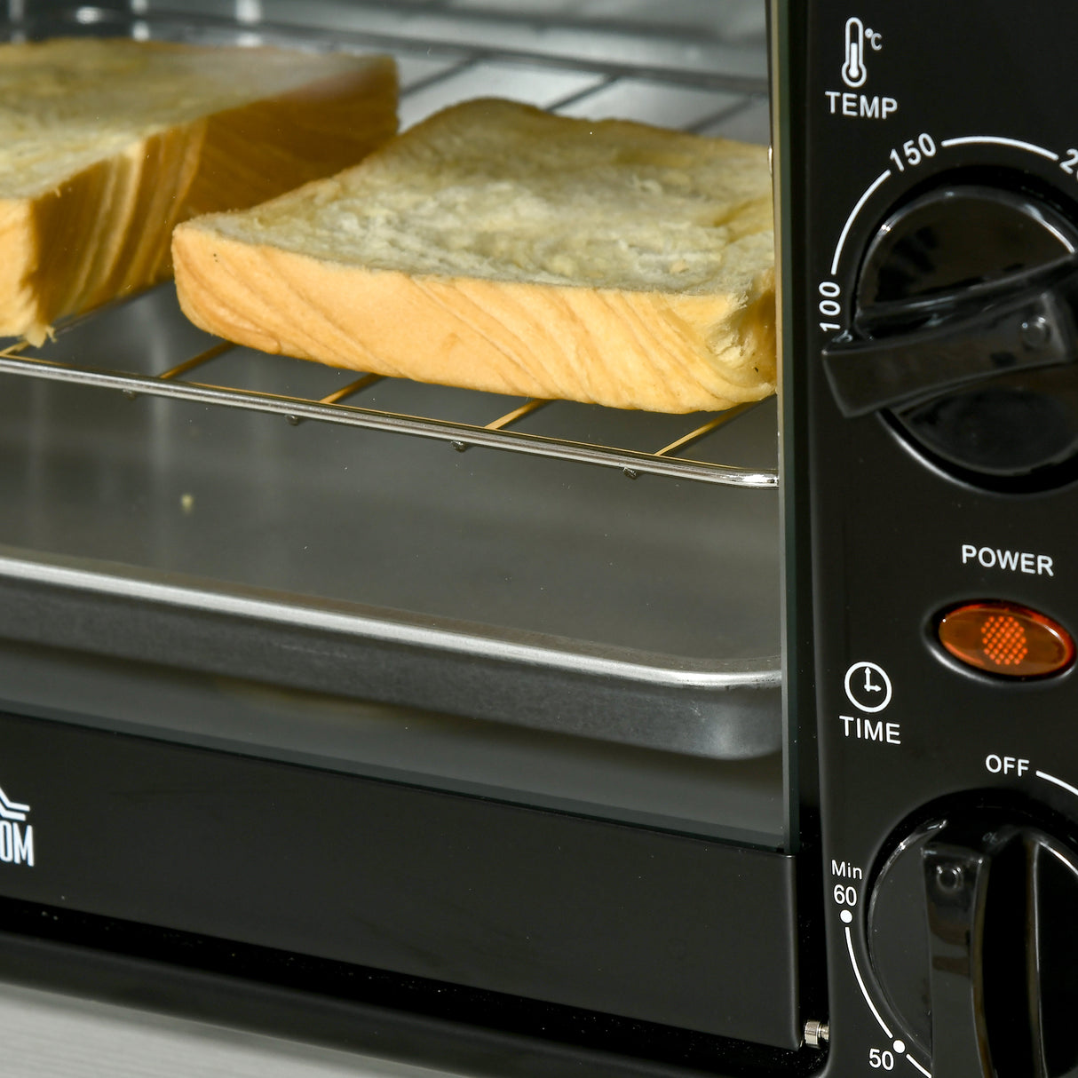 easycomfort easycomfort fornetto elettrico 10l da 750w con temperatura regolabile e timer 36 5x26x22 cm nero