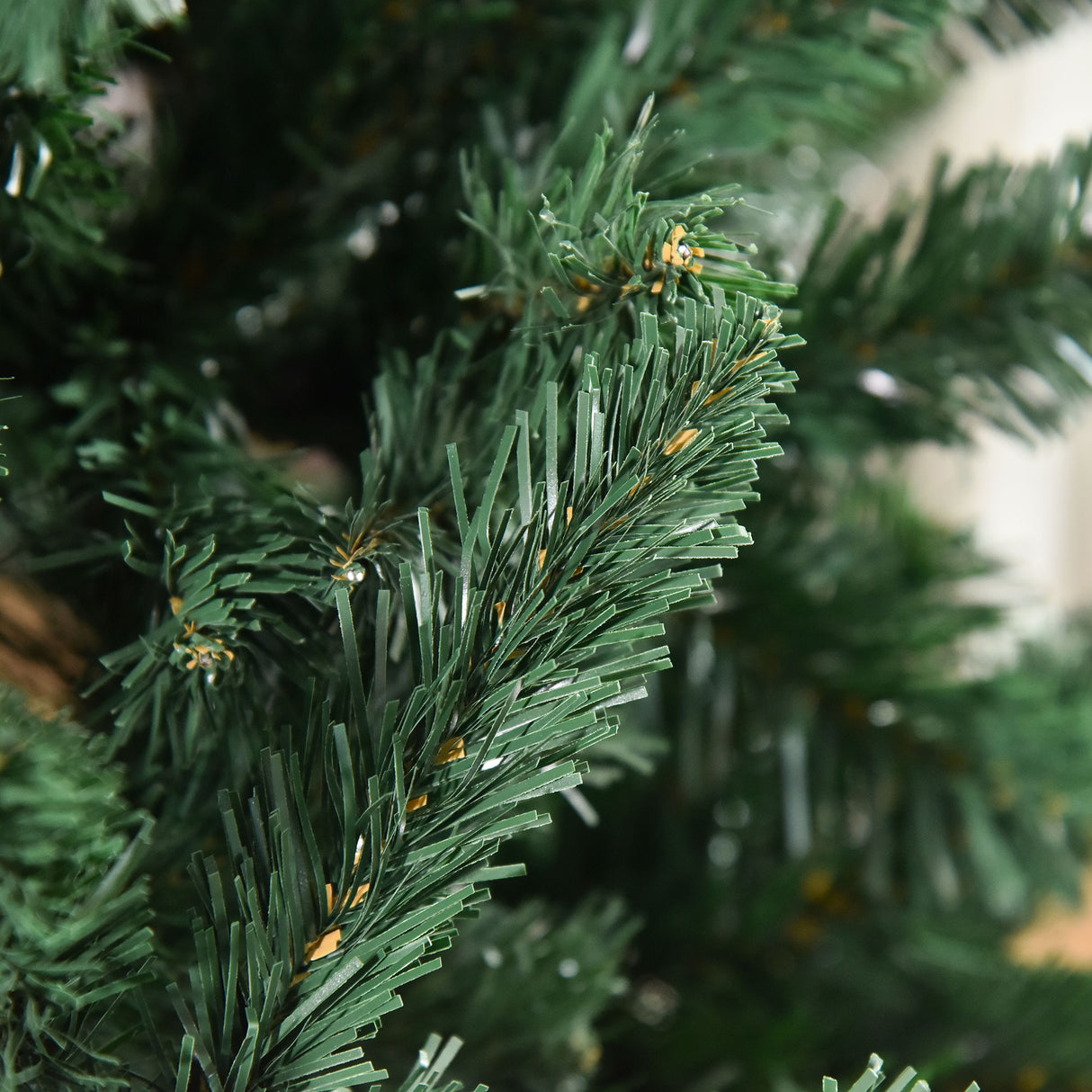 easycomfort easycomfort albero di natale 210cm artificiale pieghevole con base rimovibile 1046 rami in pvc e acciaio verde