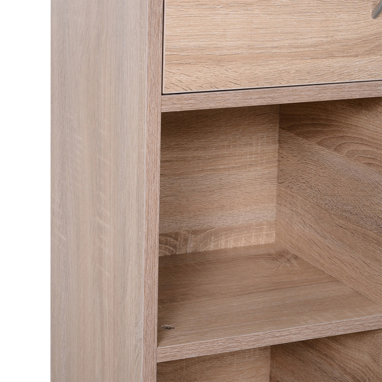 easycomfort easycomfort libreria scaffale in legno mobiletto multiuso con 3 ripiani 4 scompartimenti e 2 ante 61 5x29 5x80cm ean 8054144130712