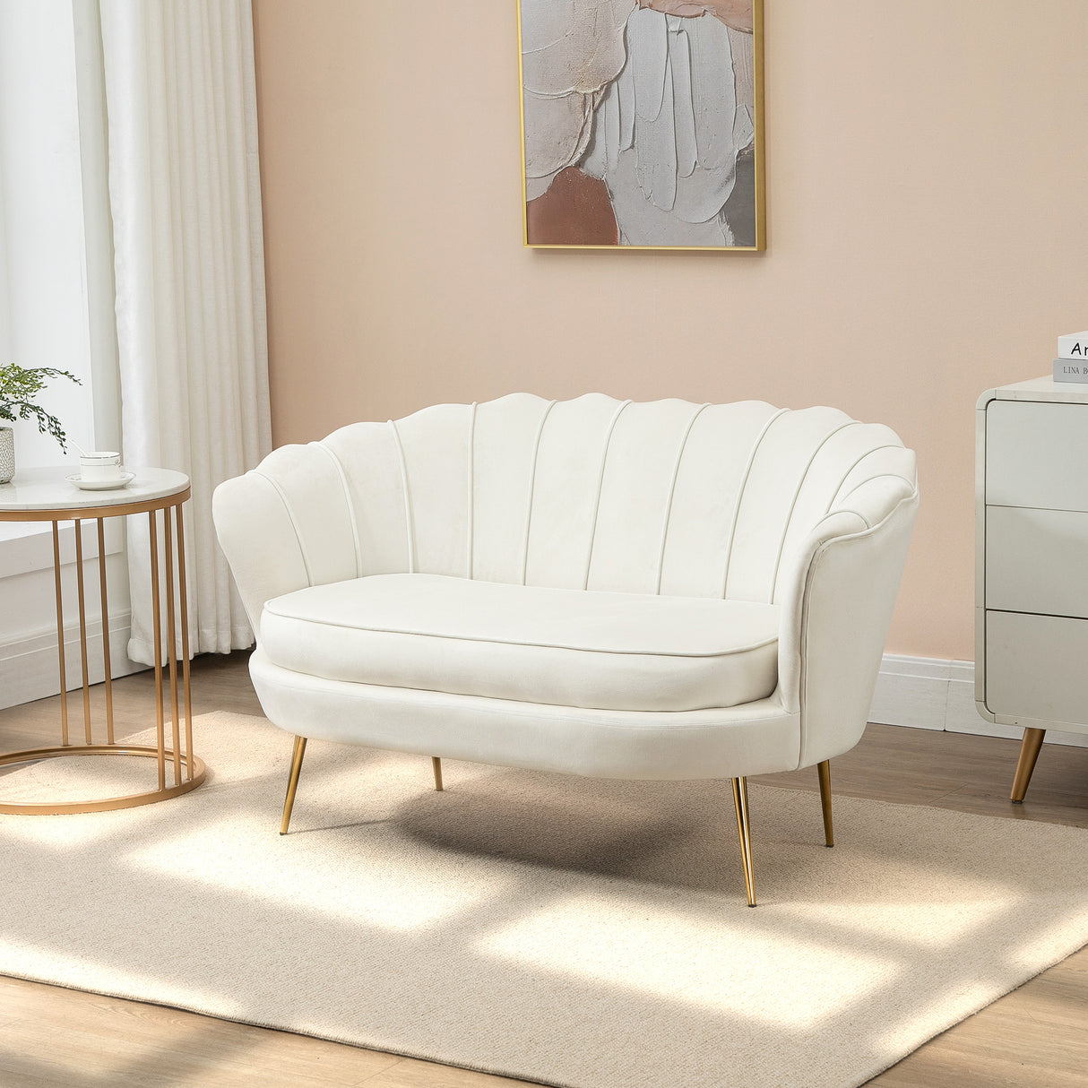easycomfort easycomfort divano vintage 2 posti industrial chic divanetto francese per ingrasso in velluto 130x77x77cm