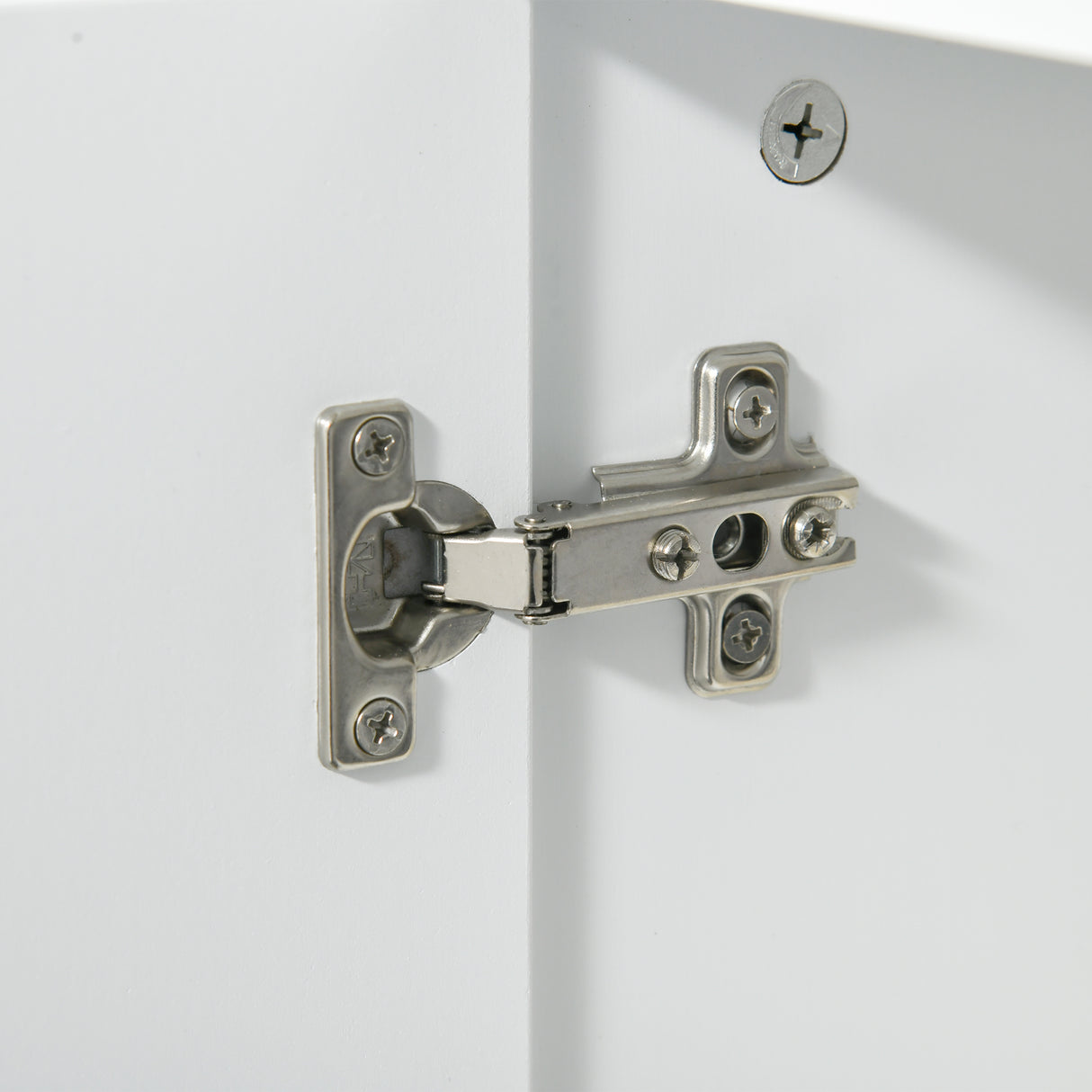 easycomfort easycomfort mobile sotto lavabo bagno a u con 2 ante e ripiano interno regolabile 60x30x60cm