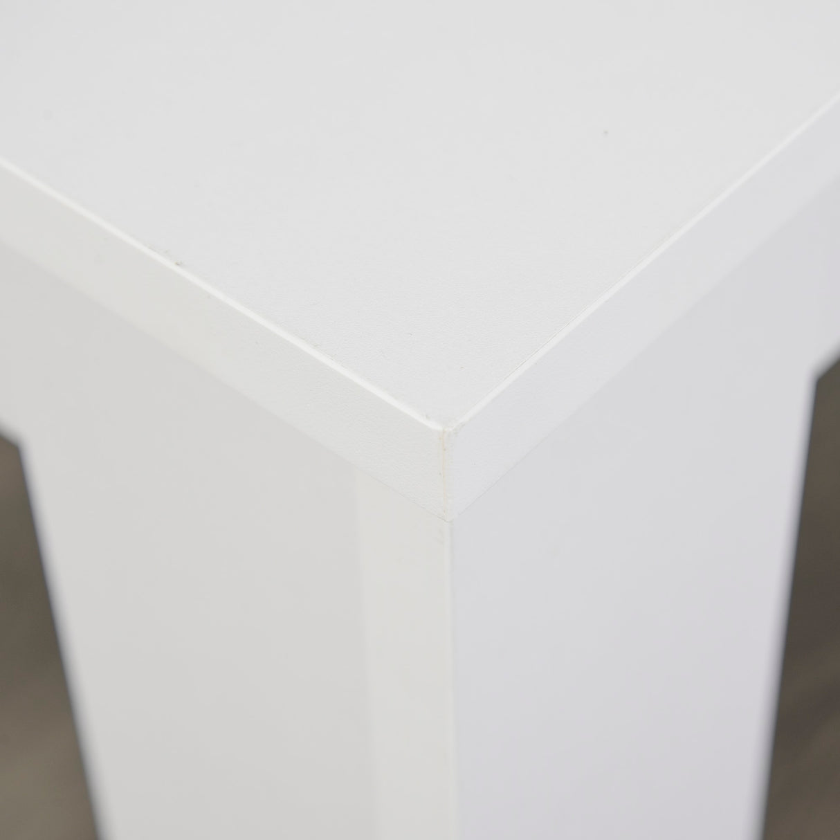 easycomfort easycomfort set 3 pezzi tavolo con 2 panche per cucina bar o sala da pranzo moderna in legno bianco 2 posti 110x70x75cm