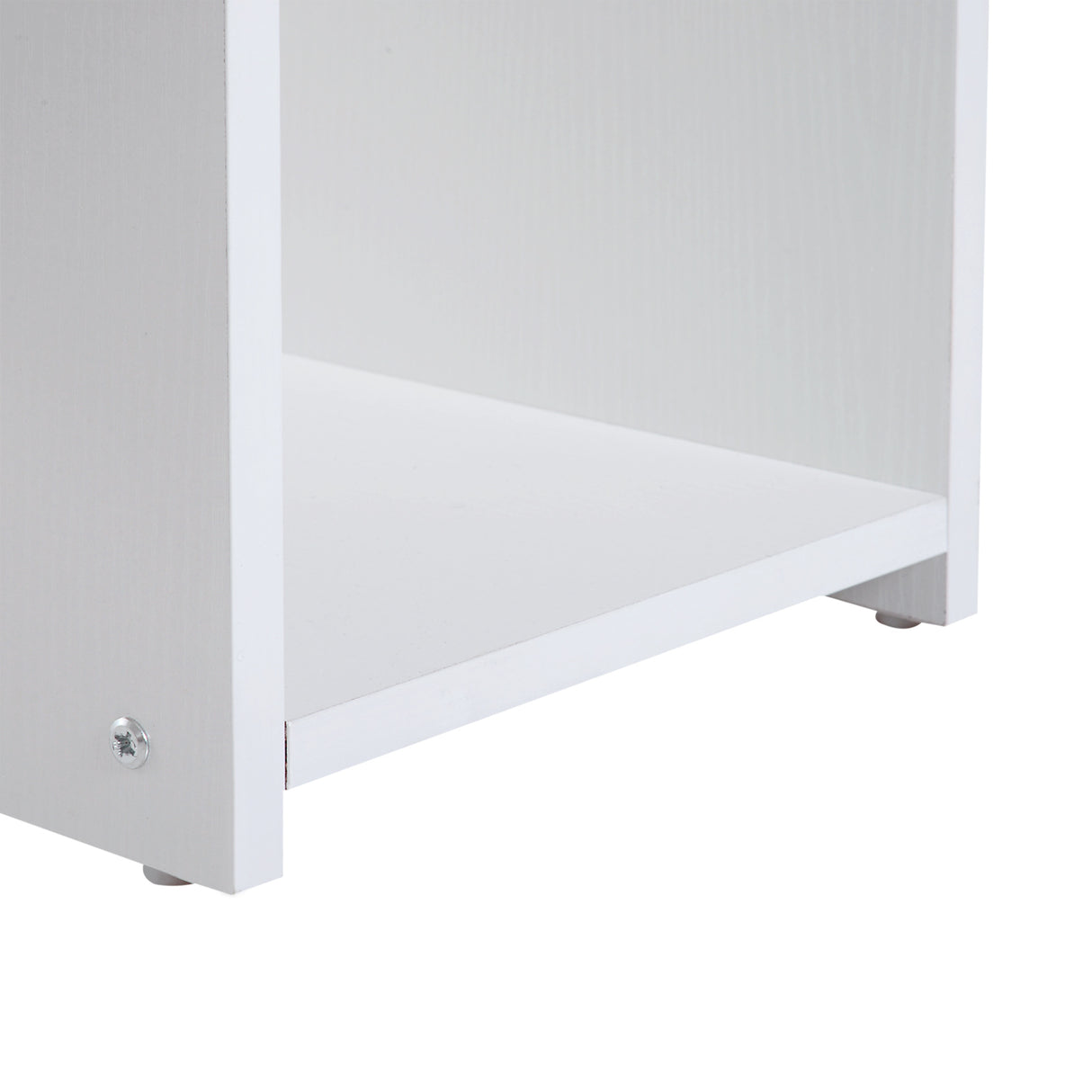 easycomfort easycomfort scrivania per computer porta pc moderna salvaspazio scrivania da uffcio con ripiano per cpu e mensola tastiera estraibile in legno 80x45x75cm bianco