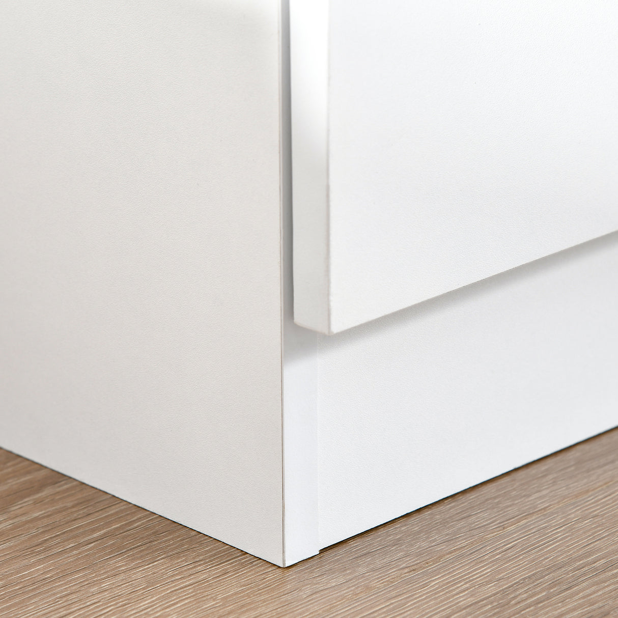 easycomfort easycomfort mobile dispensa multiuso con 2 armadietti e mensole regolabili legno truciolare 59x31x155cm bianco
