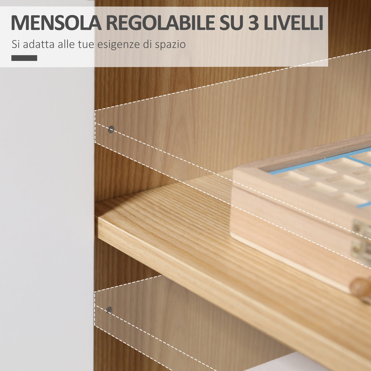 easycomfort easycomfort mobile multiuso moderno in truciolato e legno di pino con ripiano interno regolabile su 3 livelli 77x35x77 5 cm
