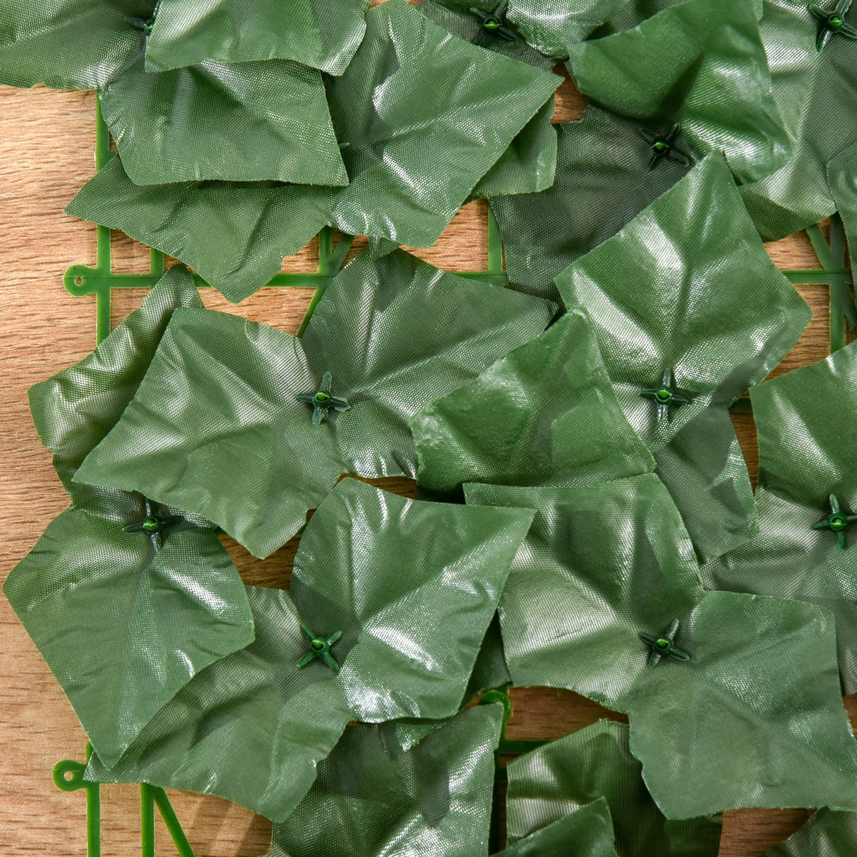 easycomfort rotolo di siepe artificiale per balcone e giardino in pe anti uv con foglie verde scuro 300x100cm