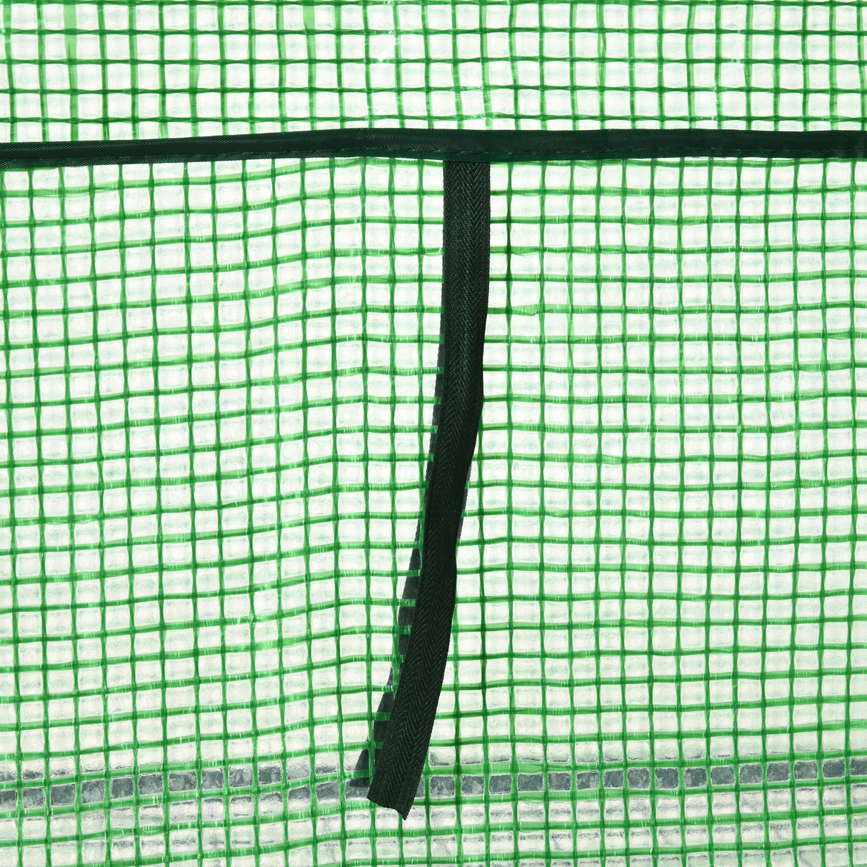 easycomfort mini serra da giardino con 2 ripiani in metallo e copertura in pe 69x49x92cm verde