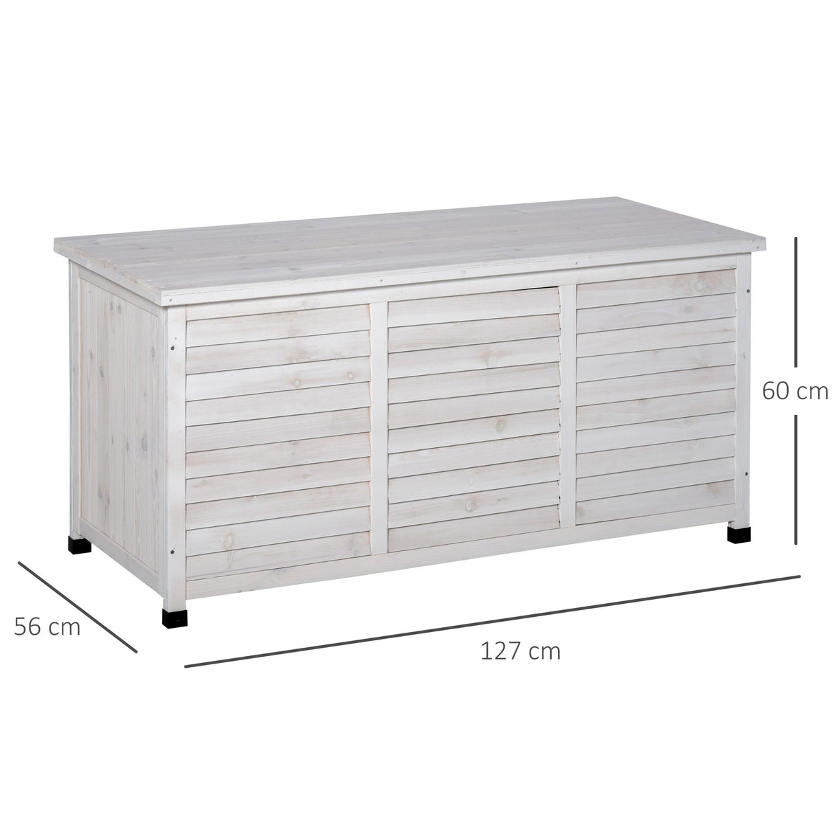 easycomfort easycomfort panca contenitore in legno di abete cassapanca da esterno bianco