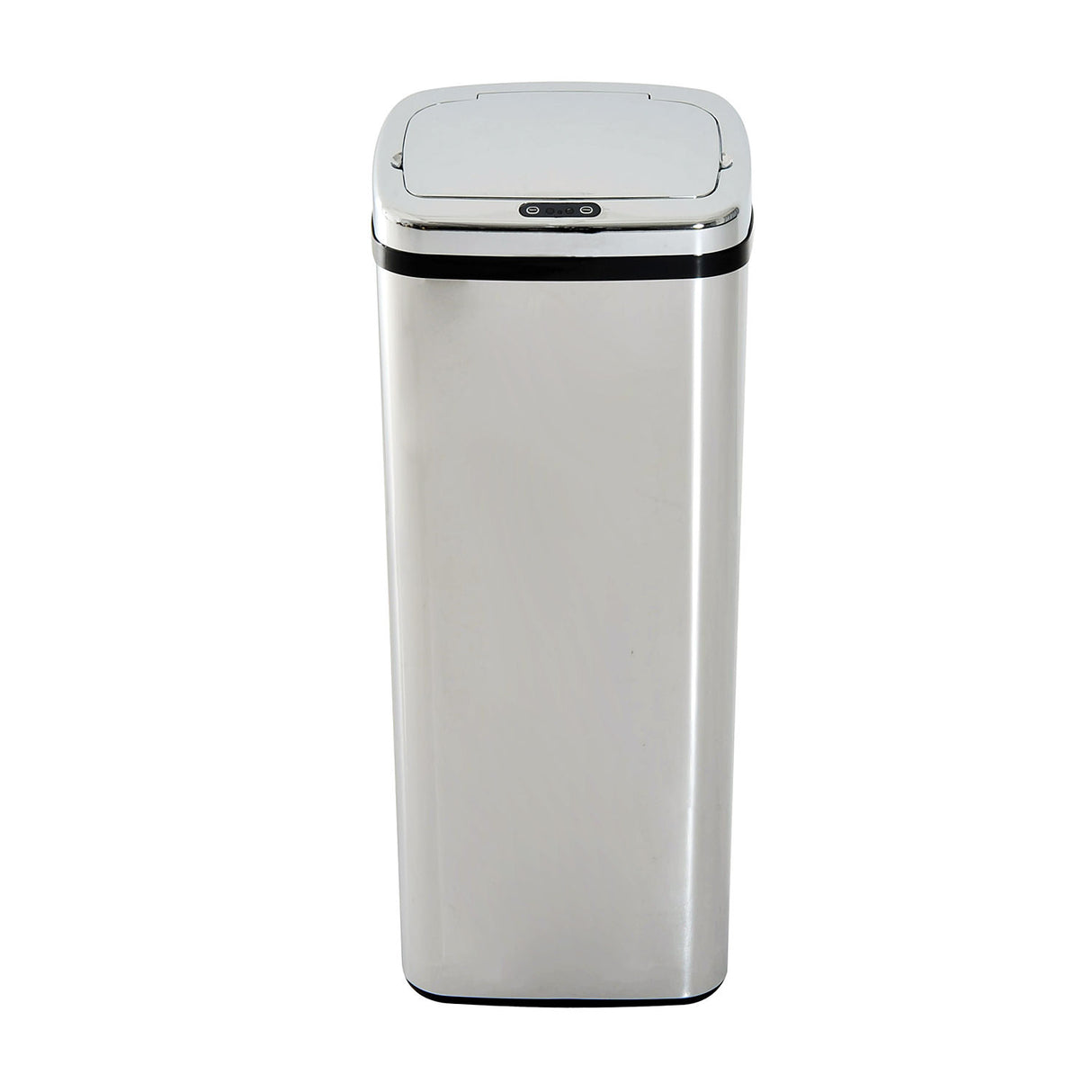 easycomfort easycomfort cestino dei rifiuti rettangolare in acciaio inox con sensore a infrarossi 50l ean 8054144133935
