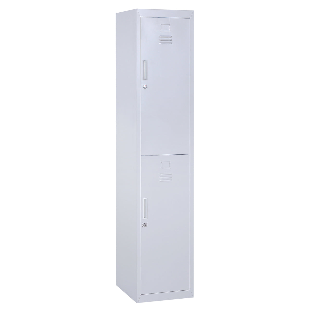 easycomfort easycomfort armadietto 4 ripiani 2 porte chiusura di sicurezza ufficio garage officina acciaio laminato a freddo 38x46x180cm grigio ean 8054111847179