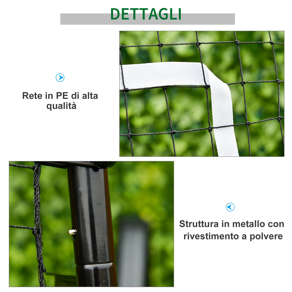 easycomfort easycomfort rete da calcio rebounder pieghevole con bersaglio altezza e angolazione regolabili metallo e pe 123x73x178 5cm nero