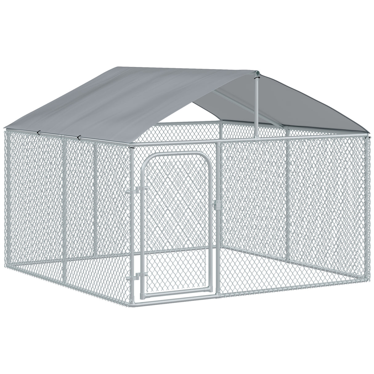 easycomfort recinto per cani da esterno recinto per animali con copertura impermeabile 230x230x175cm