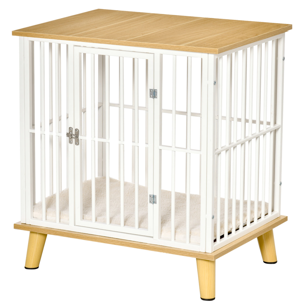 easycomfort easycomfort casetta per cani piccoli da interno con cuscino rimovibile e lavabile 64 5x48x 70 5cm quercia