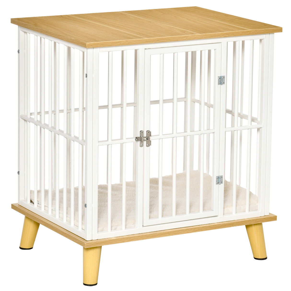 easycomfort easycomfort casetta per cani piccoli da interno con cuscino rimovibile e lavabile 64 5x48x 70 5cm quercia