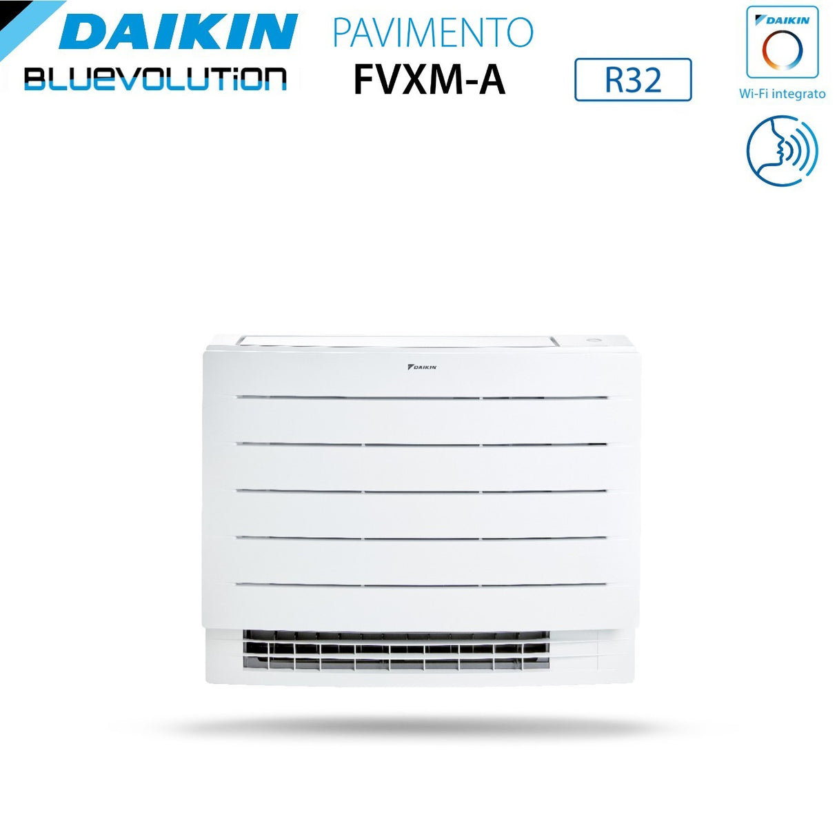 Daikin Bluevolution Perfera Bodenmontiertes Innengerät 9000 Btu FVXM25A R-32 Integrierte Wi-Fi-Infrarot-Fernbedienung im Lieferumfang enthalten