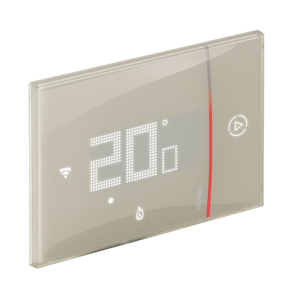 bticino termostato connesso bticino smarther 2 with netatmo nero wi fi integrato xg8002