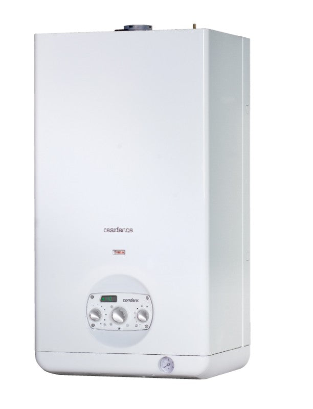 caldaia a gas riello residence condens 28 kis metano a condensazione completa di kit fumi new erp