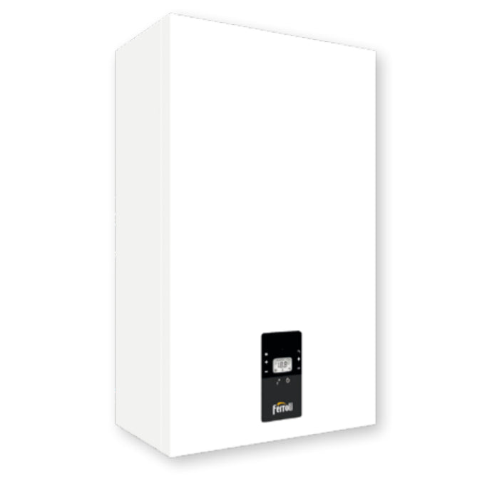 caldaia ferroli a condensazione bluehelix alpha 28c completa di kit scarico fumi metano o gpl cod. 0tpf4awa