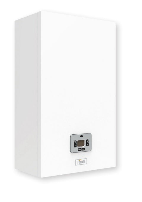 caldaia ferroli a condensazione bluehelix theta 24c completa di kit scarico fumi metano o gpl 0tpy2awa
