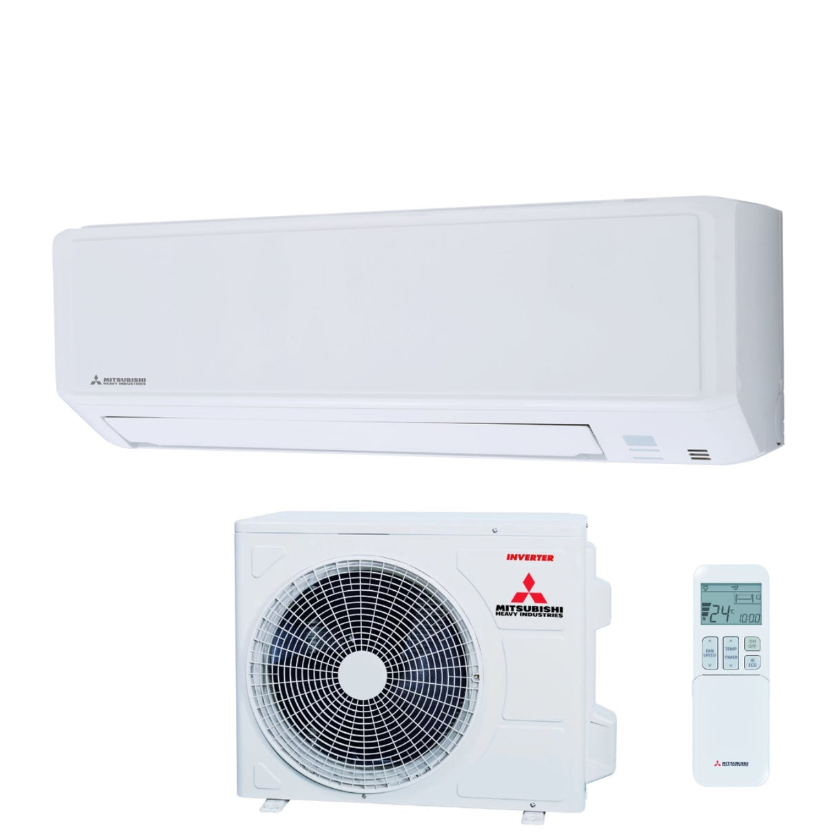 climatizzatore condizioantore mitsubishi heavy industries dc inverter 9000 btu dxk09z6 w gas r 32