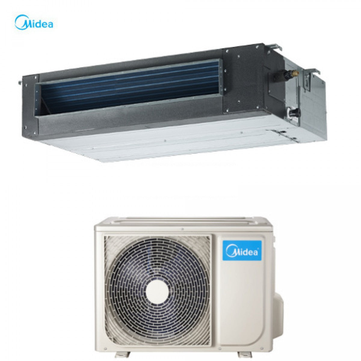 climatizzatore condizionatore canalizzabile inverter midea 12000 btu mtbe 35 classe a__