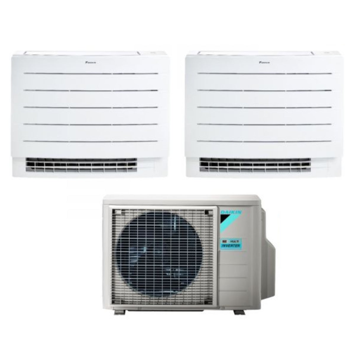 climatizzatore condizionatore daikin a pavimento dual split serie perfera fvxm a 9_12 con 2mxm50m9 n r 32 wi fi integrato 9000_12000 novita