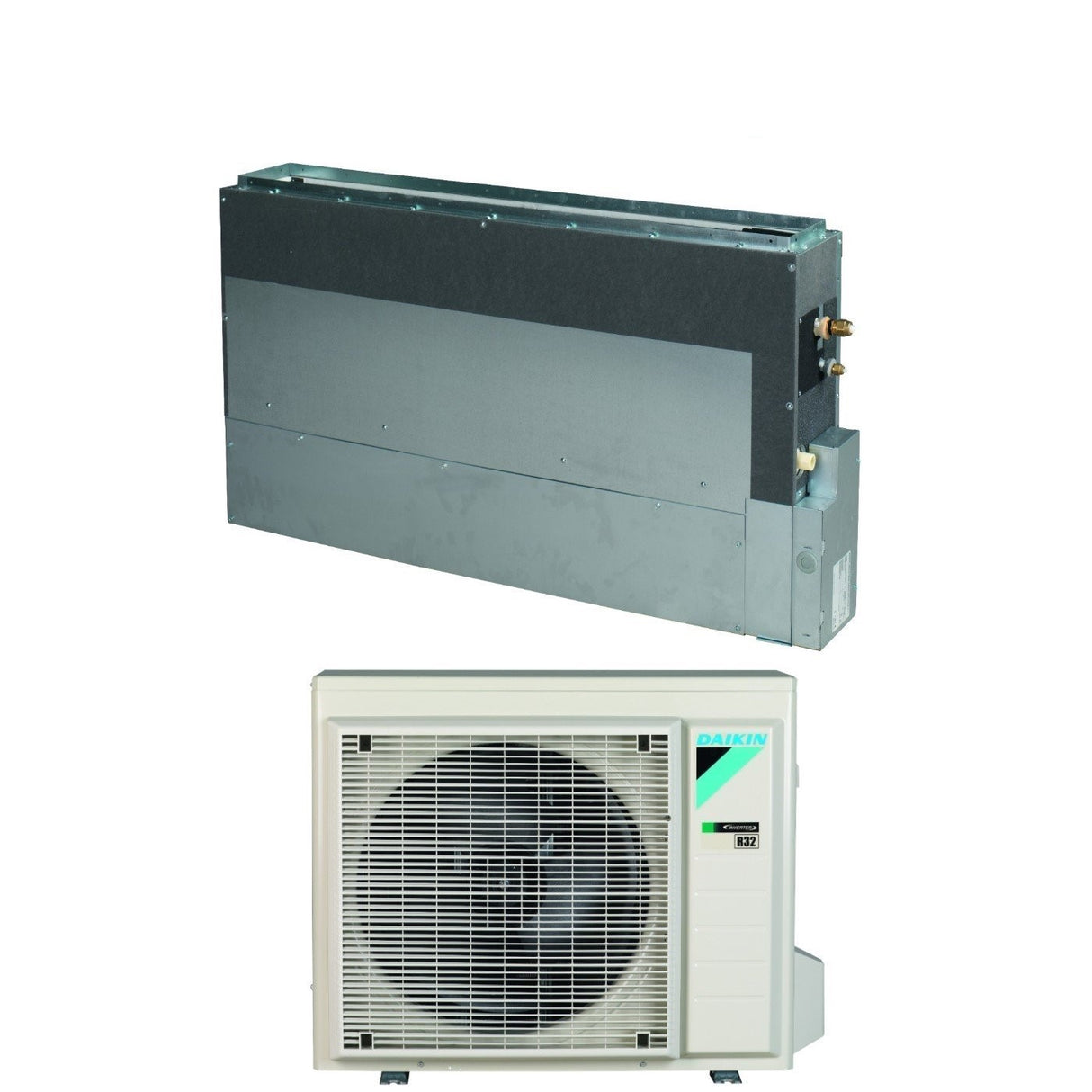 climatizzatore condizionatore daikin bluevolution a pavimento ad incasso mini sky 12000 btu fna35a9 r 32 wi fi optional