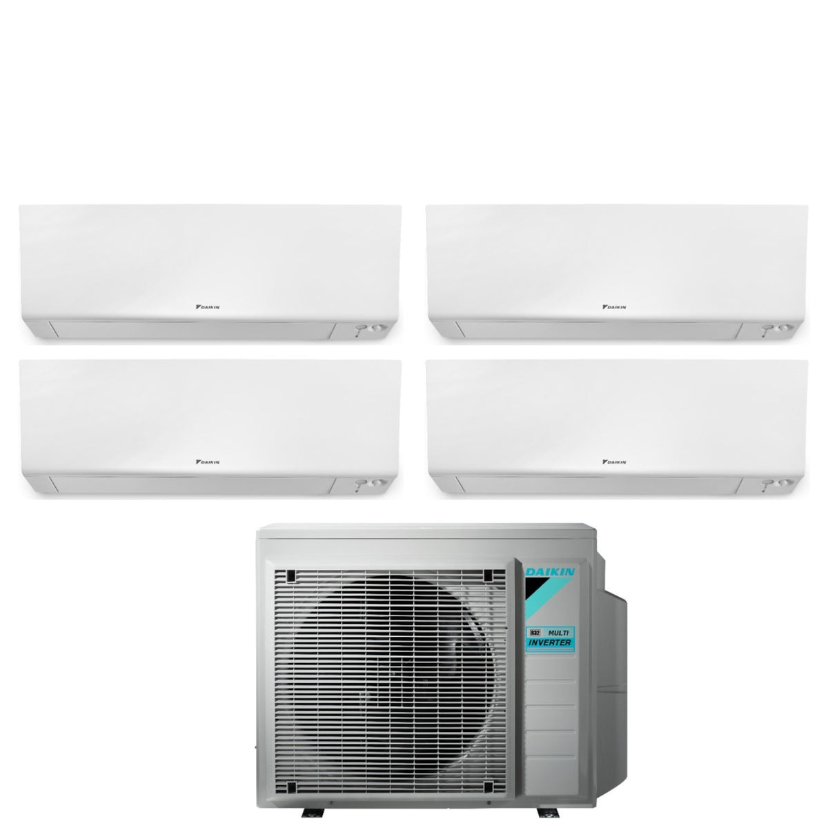 climatizzatore condizionatore daikin bluevolution quadri split inverter serie ftxm r perfera wall 9_9_9_12 con 4mxm68n r 32 wi fi integrato 9000_9000_9000_12000 garanzia italiana novita