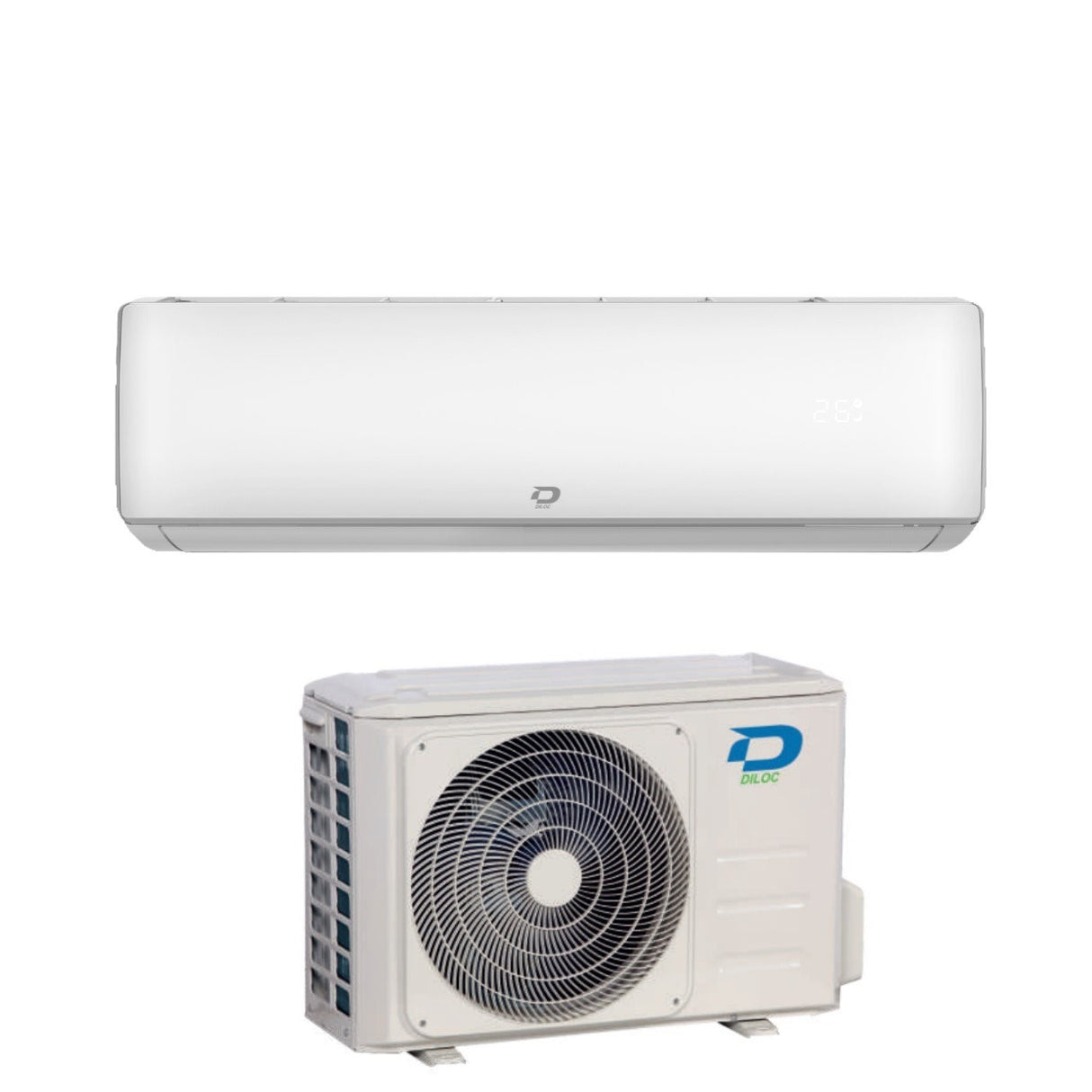 climatizzatore condizionatore diloc inverter serie sky plus 9000 btu d.sky9000 r 32 wi fi integrato a__ novita