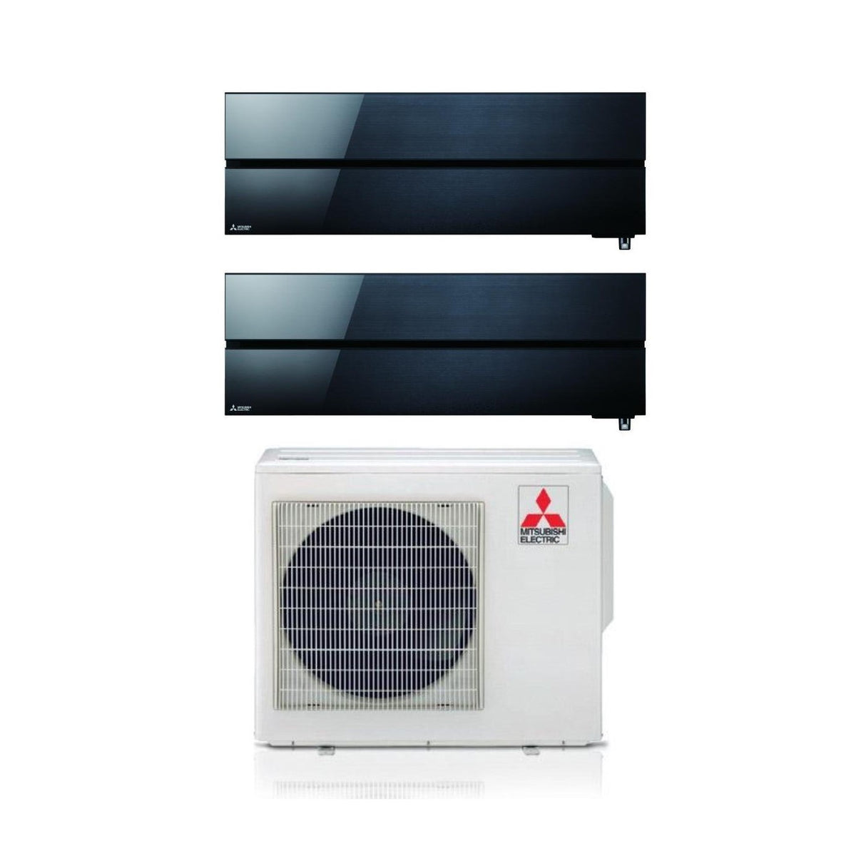 climatizzatore condizionatore dual 12_12 mitsubishi electric kirigamine style msz ln mxz 2d53va2 12000_12000 btu wi fi nero