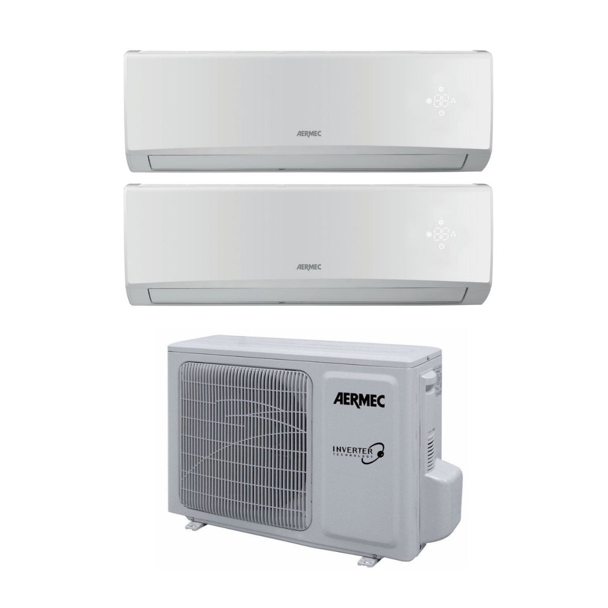 climatizzatore condizionatore dual split inverter aermec slg r 32 9000_12000 btu con mlg520 9_12 wi fi optional