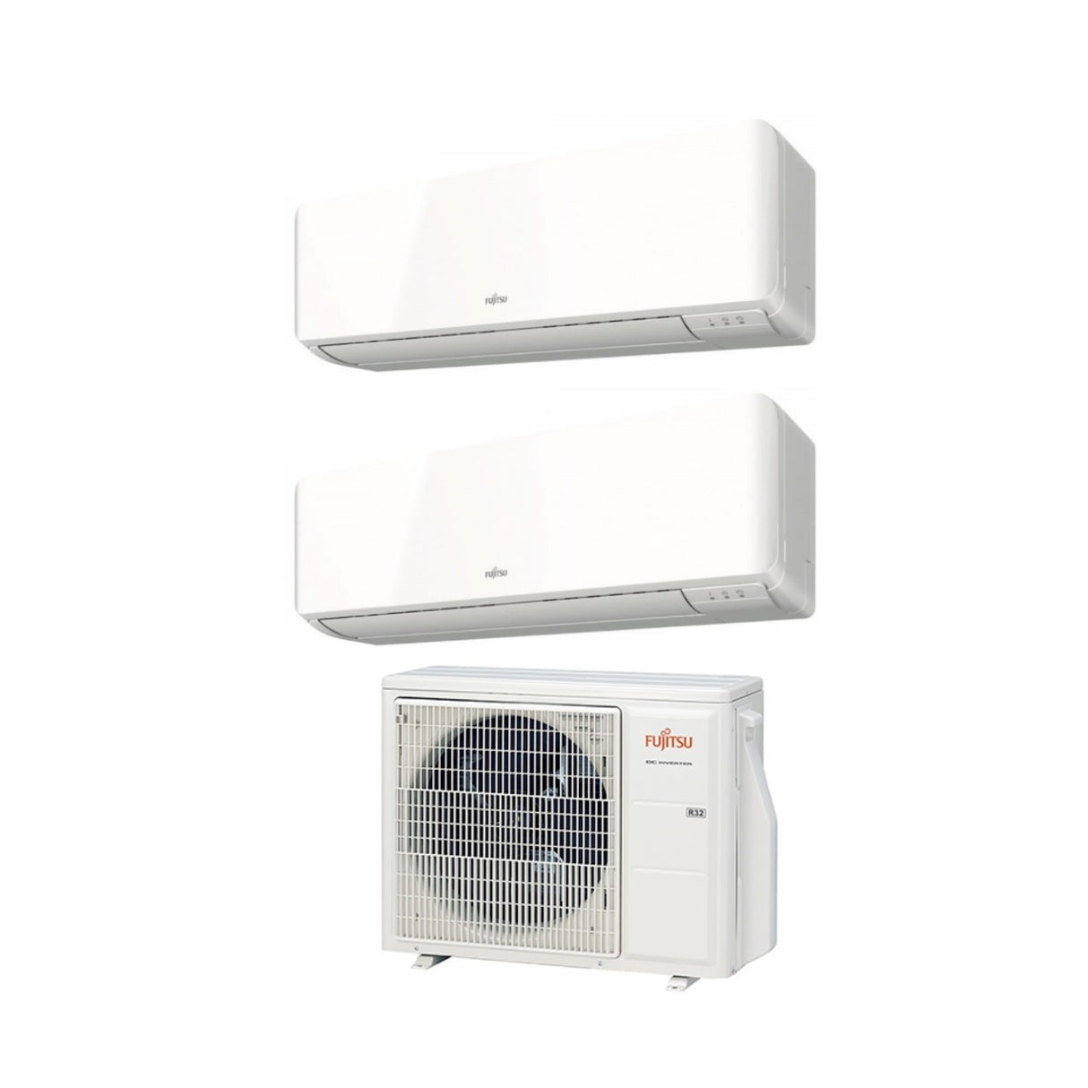 climatizzatore condizionatore fujitsu dual split inverter serie km 9_12 con aoyg18kbta2 r 32 wi fi optional 9000_12000 novita 9258