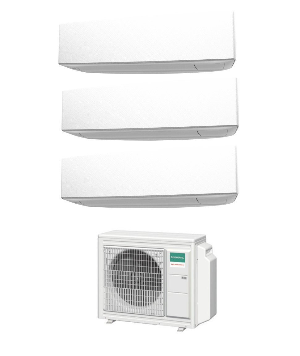 climatizzatore condizionatore general fujitsu trial split inverter keta 7_7_9 btu con aohg18kbta3 r 32 7000_7000_9000 wi fi optional novita