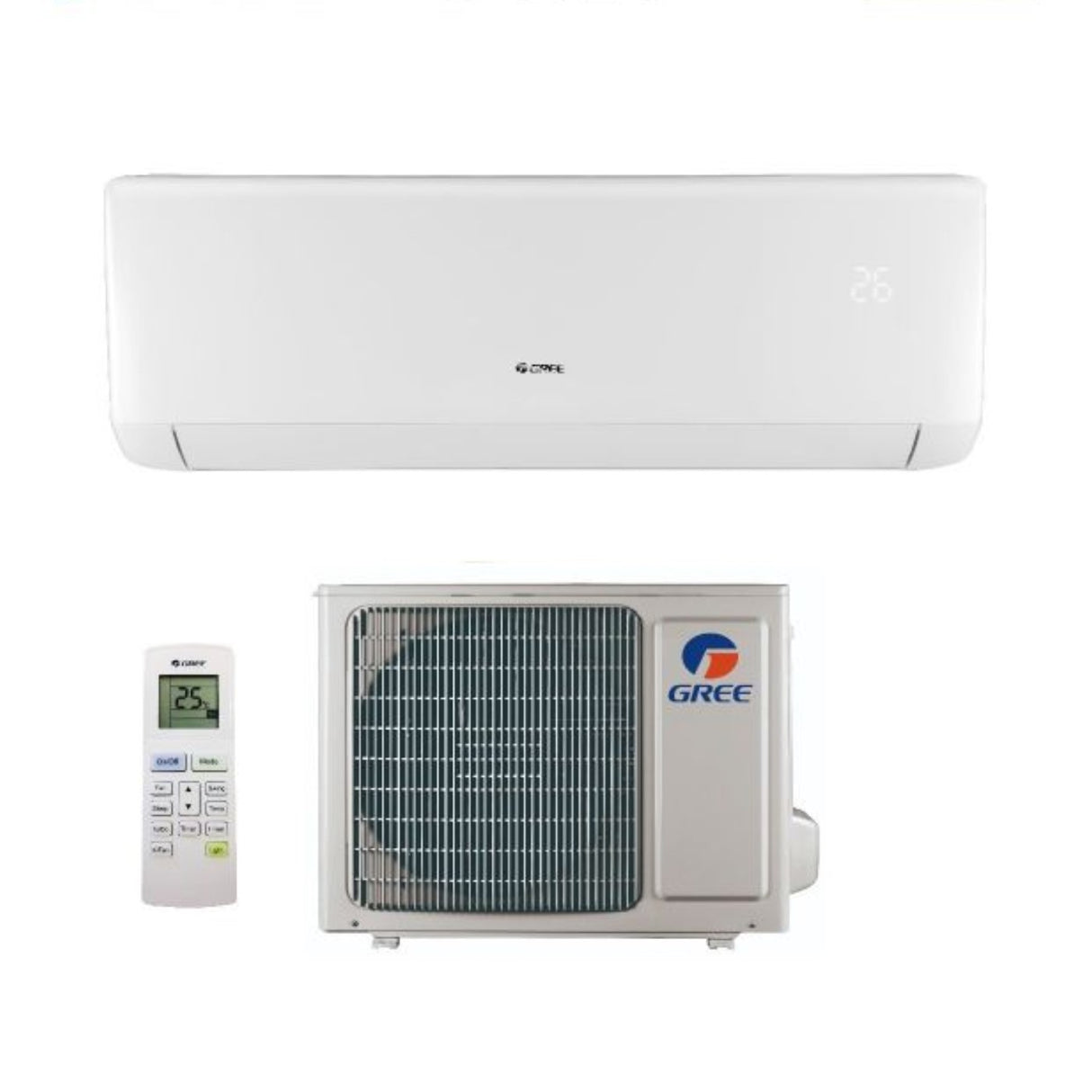 climatizzatore condizionatore gree inverter serie bora 12000 btu r 32 classe a__ a_