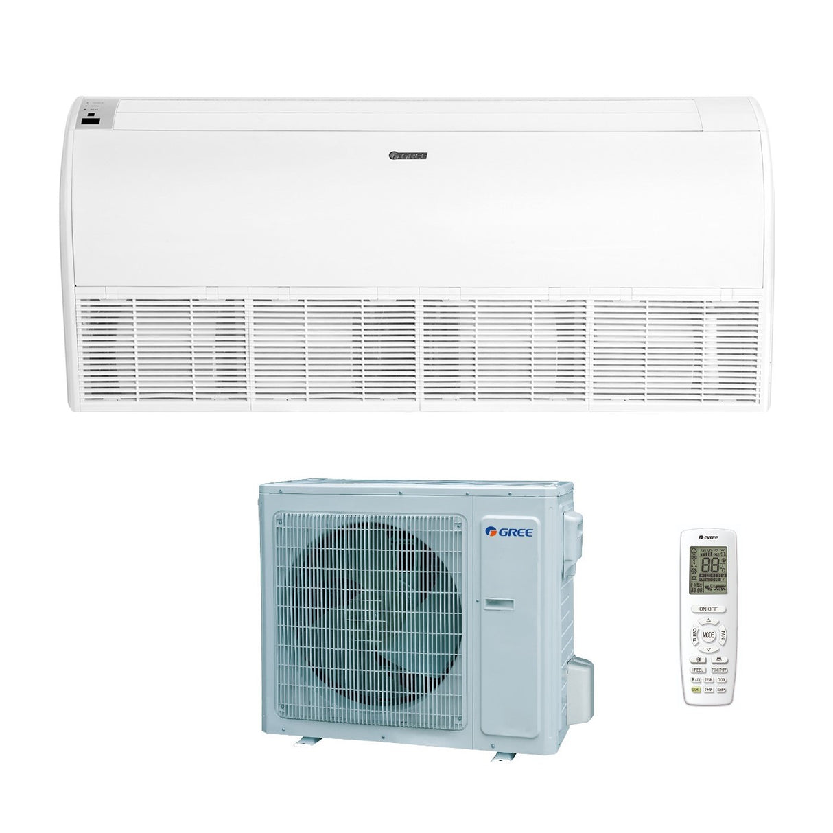 climatizzatore condizionatore gree soffitto pavimento 30000 btu gud85zd a t r 32 wi fi optional novita
