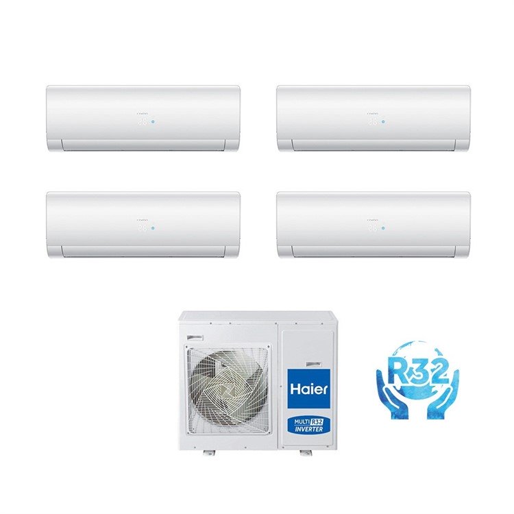 climatizzatore condizionatore haier quadri split inverter serie ies 9_9_9_12 con 4u85s2sh1fa r32 wifi optional 9000_9000_9000_12000