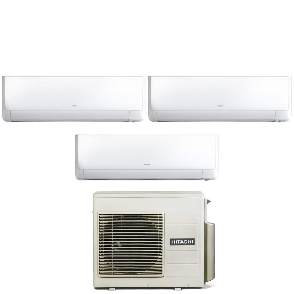 climatizzatore condizionatore hitachi trial split inverter serie performance 9_12_12 con ram 68np3e r 32 wi fi optional 9000_12000_12000 novita