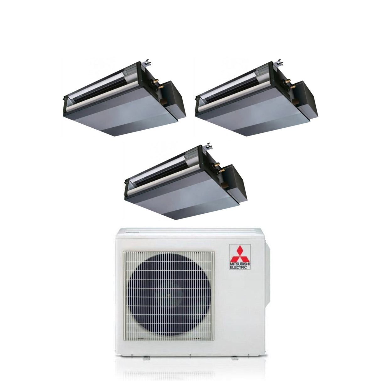 climatizzatore condizionatore mitsubishi electric canalizzato canalizzabile trial split inverter 9+9+12 con mxz 3f68vf r 32 wi fi optional 9000+9000+12000