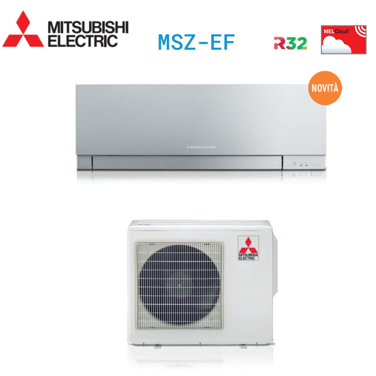 climatizzatore condizionatore mitsubishi electric inverter kirigamine zen r 32 silver 15000 btu msz ef42vgs grigio a__ novita 6121