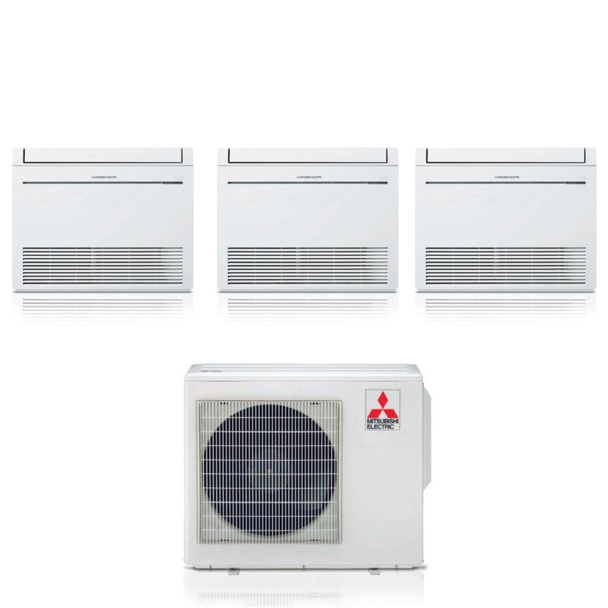 climatizzatore condizionatore mitsubishi pavimento trial split inverter serie mfz kt 9_9_9 con mxz 3f54vf3 r 32 9000_9000_9000 novita