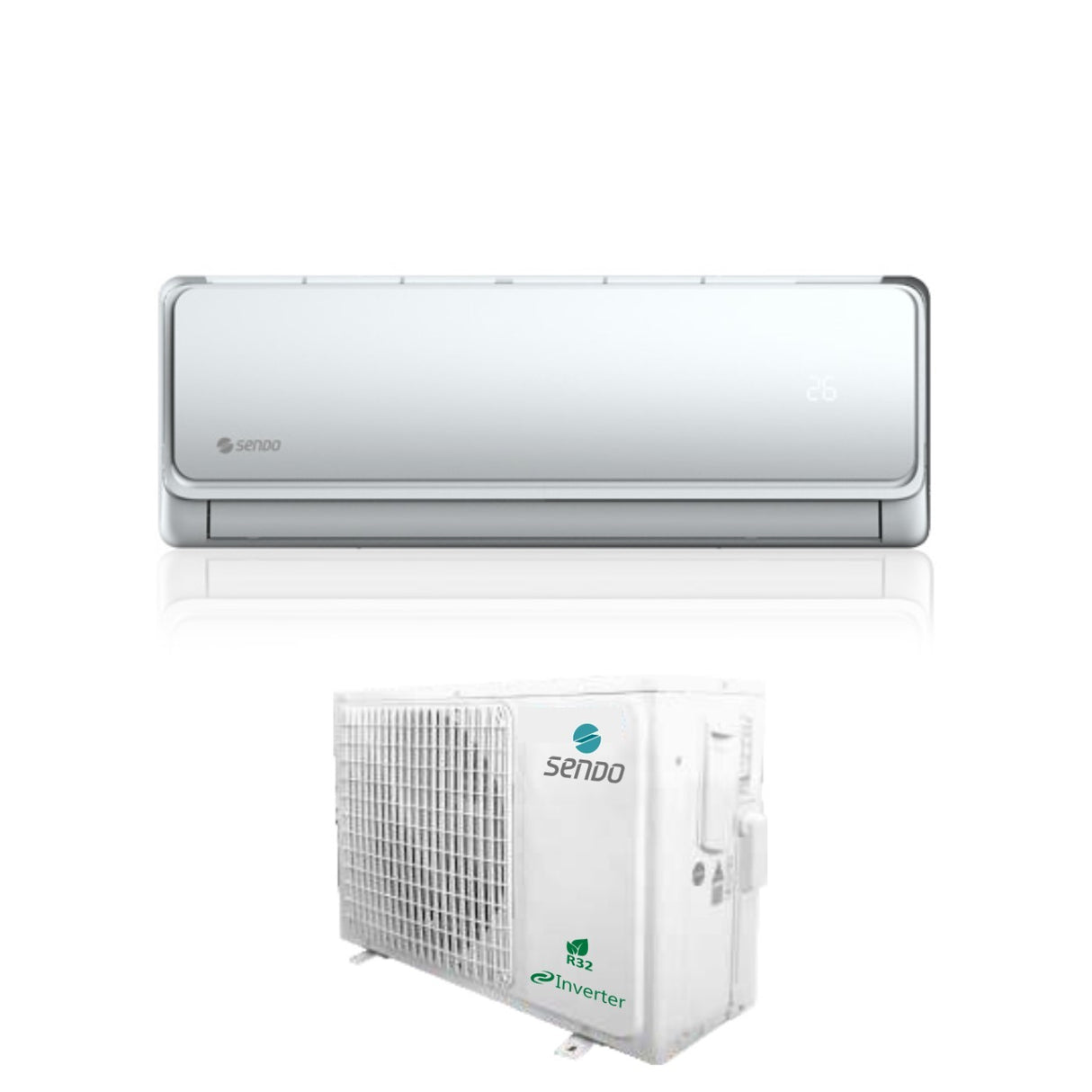 climatizzatore condizionatore sendo inverter serie ikaros l 9000 btu snd 09ikl r 32 wi fi integrato 10049