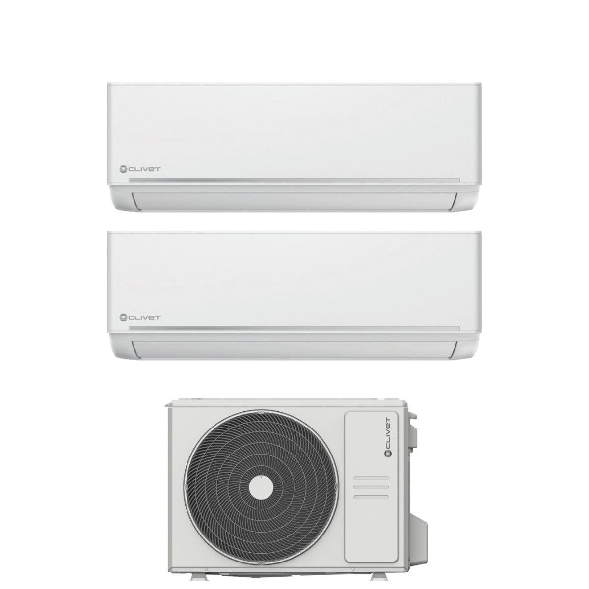 clivet condizionatore clivet dual split ezcool 1212 con mu2 y53m r 32 wi fi optional