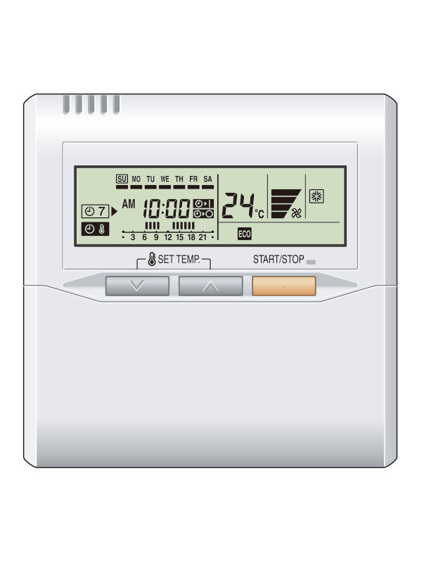 comando remoto cablato 3 fili general fujitsu uty rnngm
