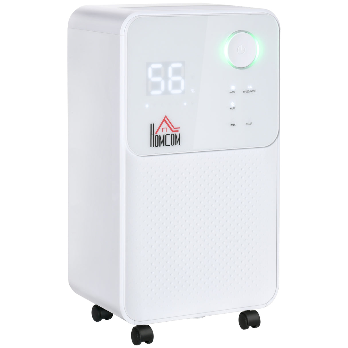 easycomfort deumidificatore portatile da 16l 4 modalita e 2 velocita timer 24h 28x20x50.5cm bianco