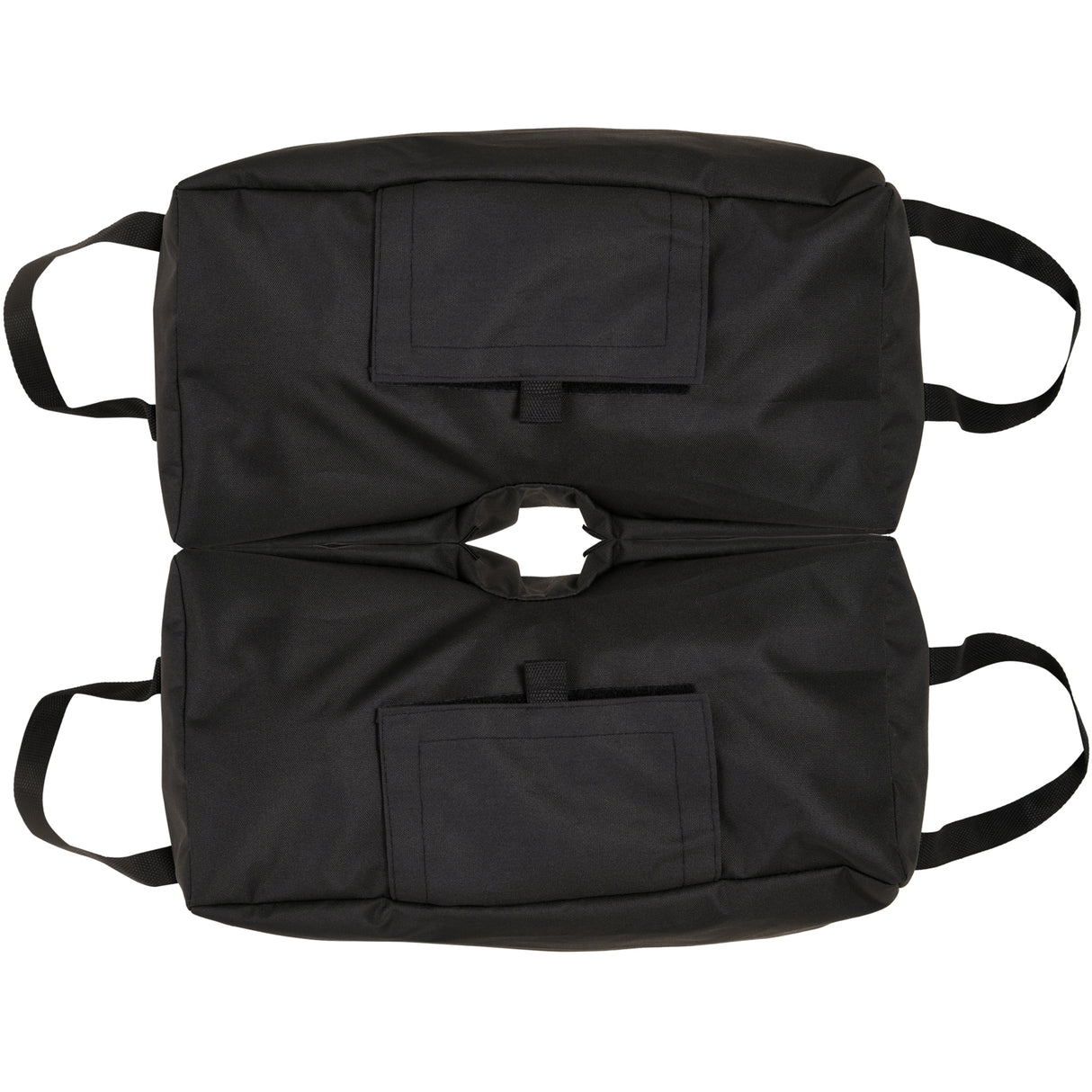 easycomfort easycomfort base per ombrellone a sacco riempibile con 50 kg di sabbia in plastica e tessuto oxford 50x25x18 cm nero