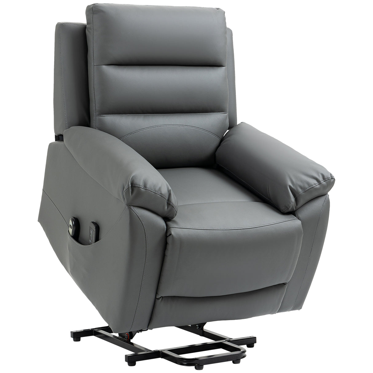 easycomfort easycomfort poltrona alzapersona reclinabile fino a 135 con 8 punti massaggianti telecomando e poggiapiedi 91x86x101 cm